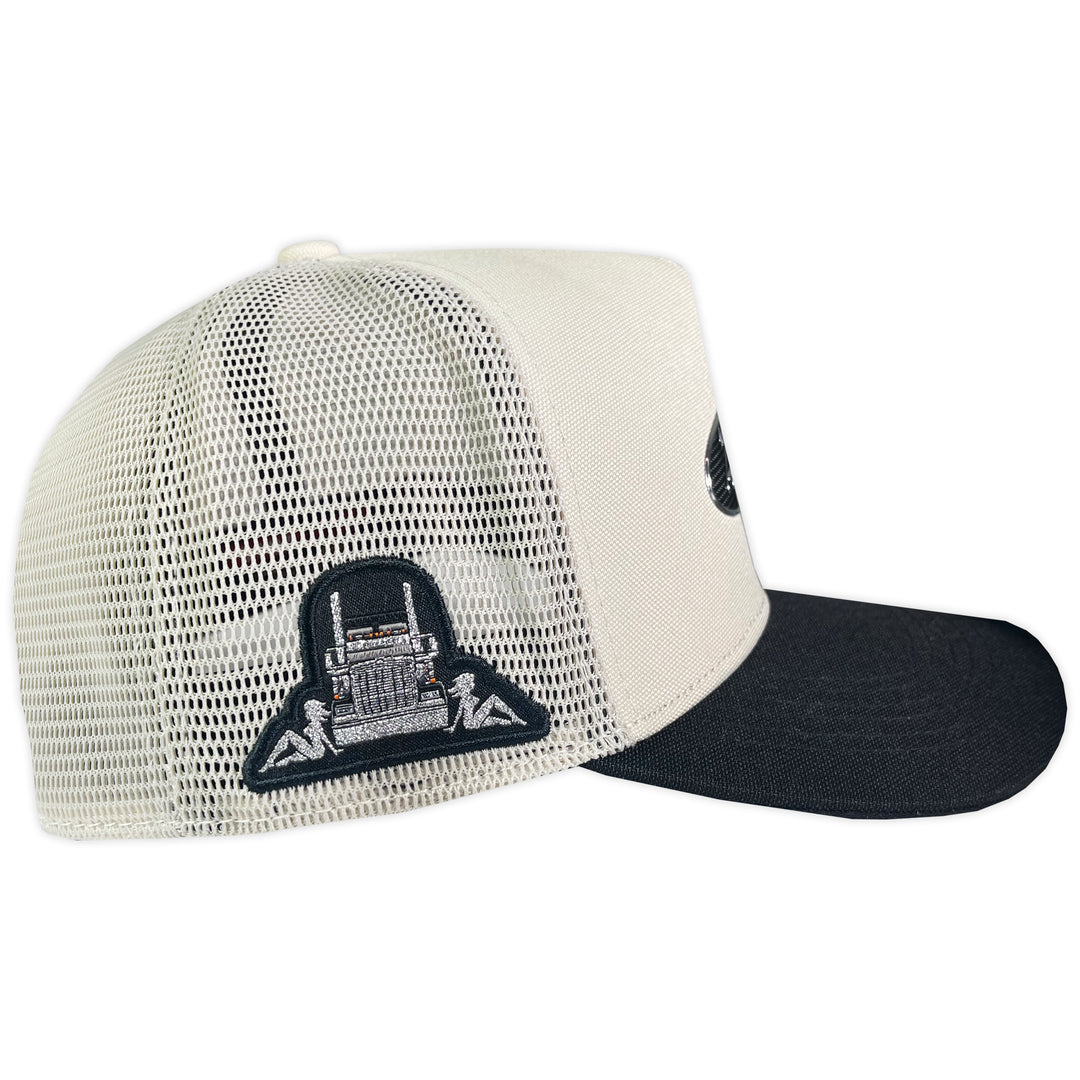 GORRA ALL IN BRAND CHROME HUESO TR