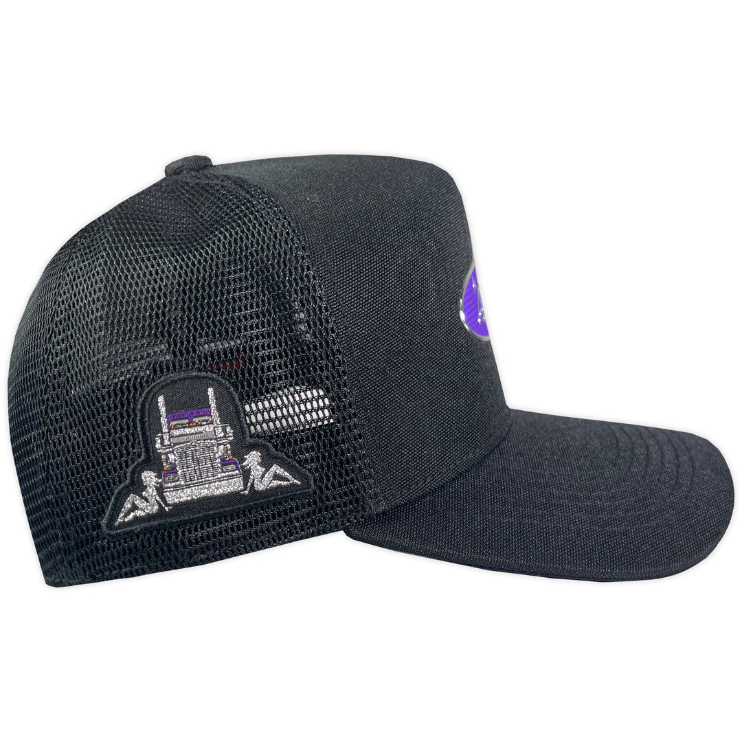 GORRA ALL IN BRAND CHROME MORADA TR