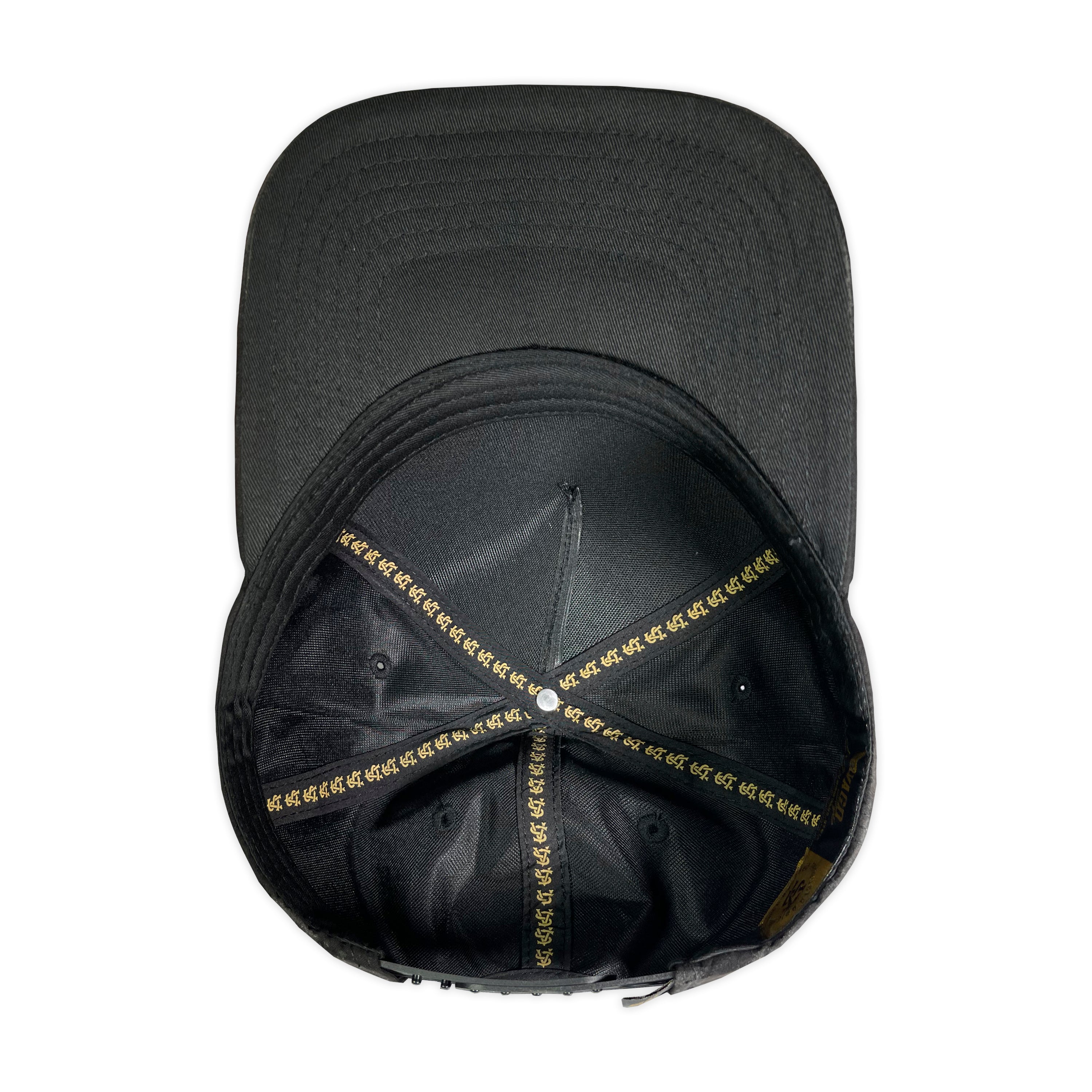 GORRA VAGO STYLE AMADO CARRILLO GOLD LAUREL PLACA GAMUZA