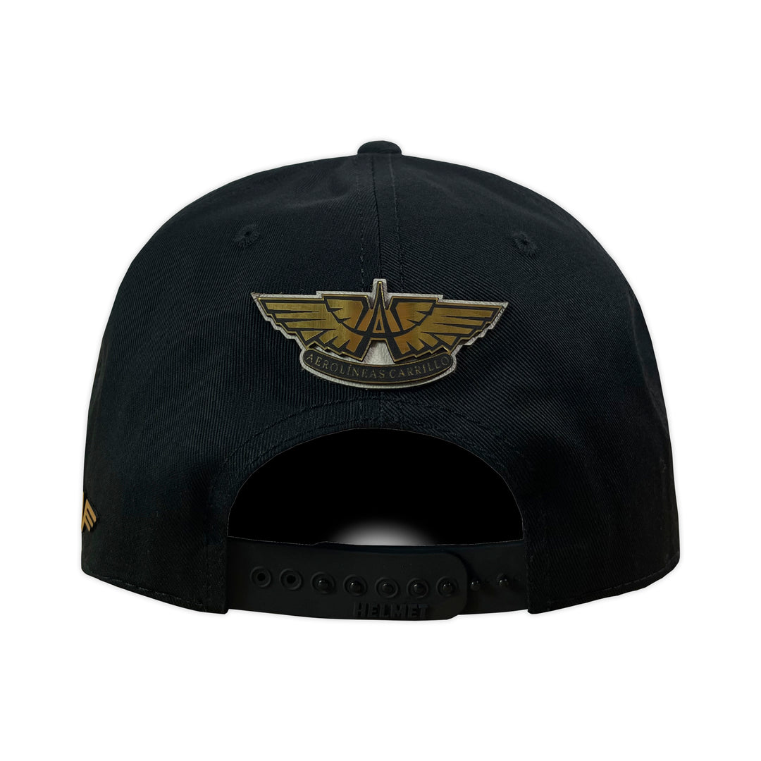 Gorra Vago Style Amado Carrillo Black Black Laurel Curva