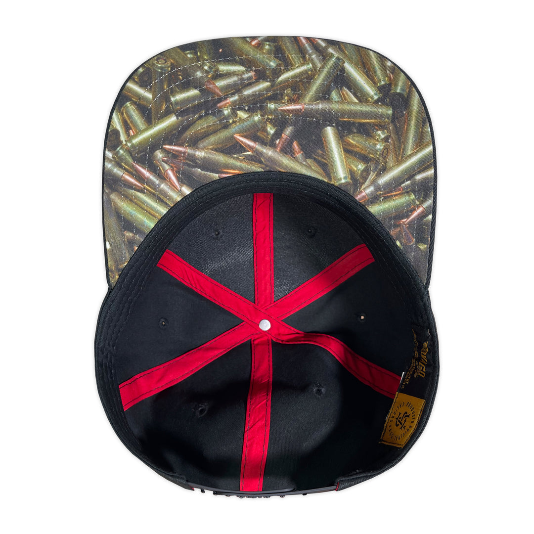 Gorra Vago Style Amado Carrillo Black Black Bullets Under&nbsp; Curva