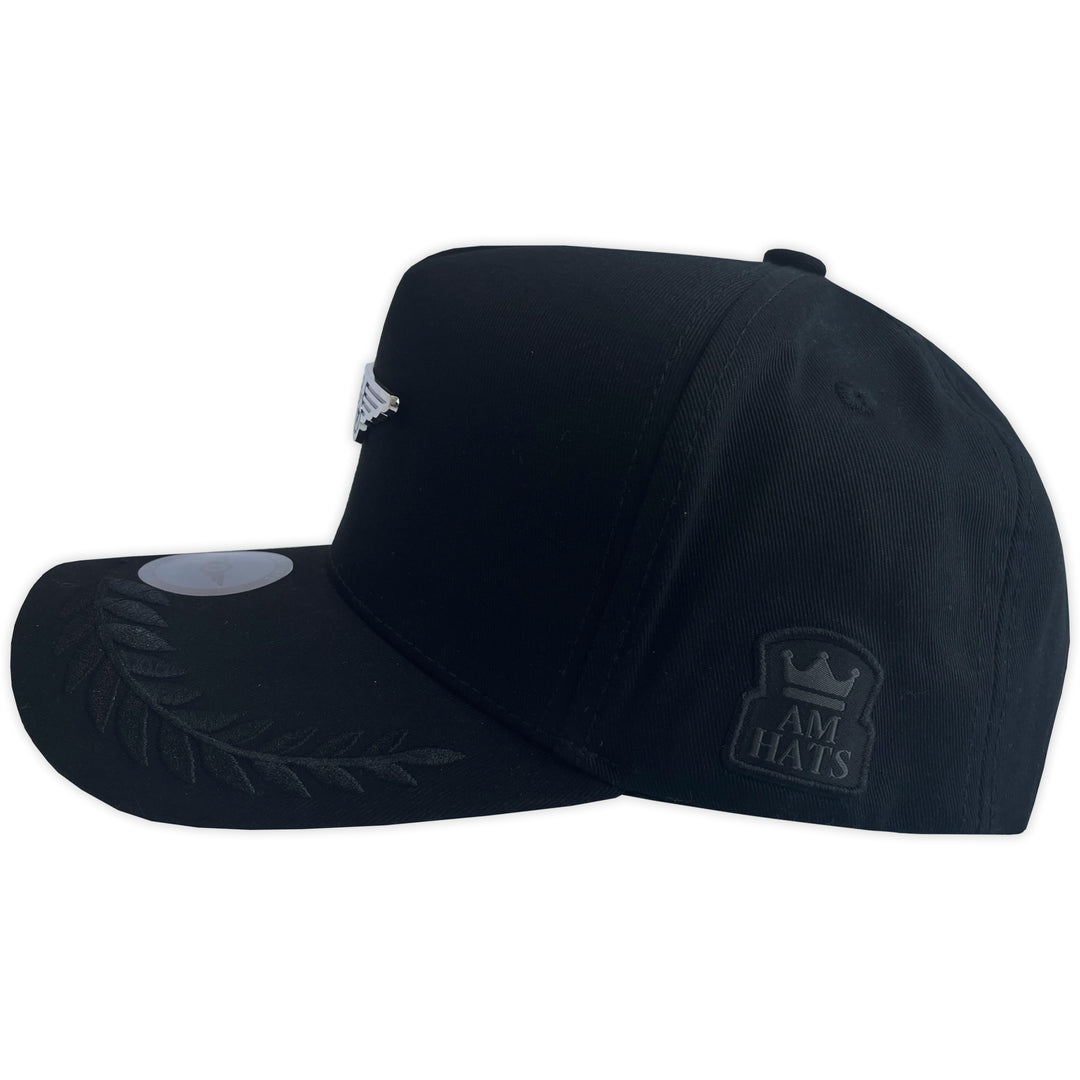 Gorra AM HATS ALAS CAPITAN CURVA BLACK