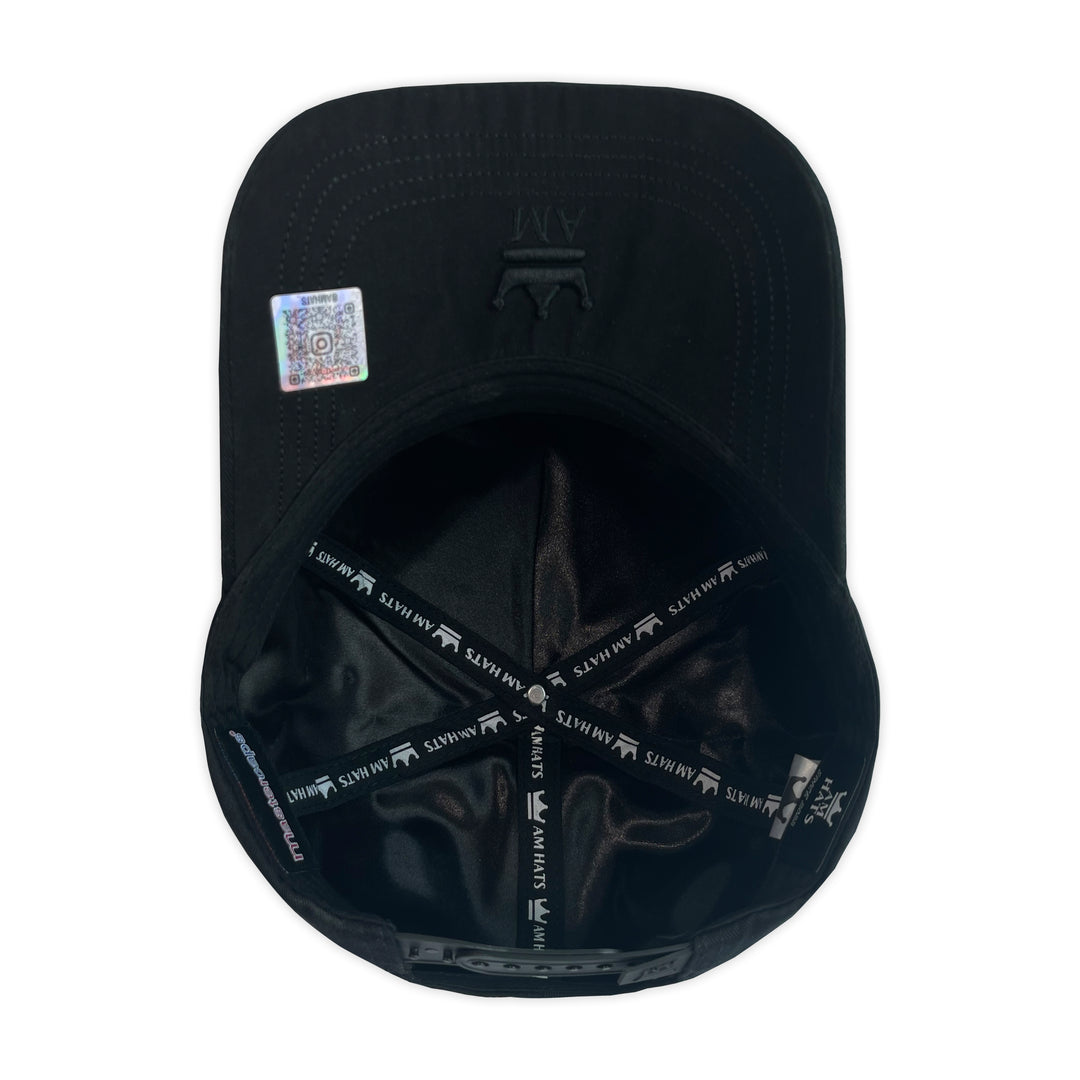 Gorra AM HATS ALAS CAPITAN CURVA BLACK