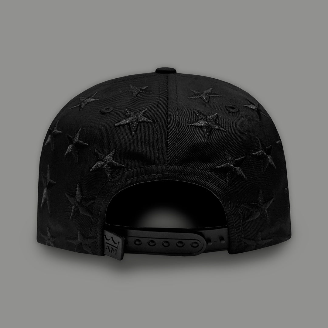 GORRA AM HATS COW SKULL BLACK CRYSTAL