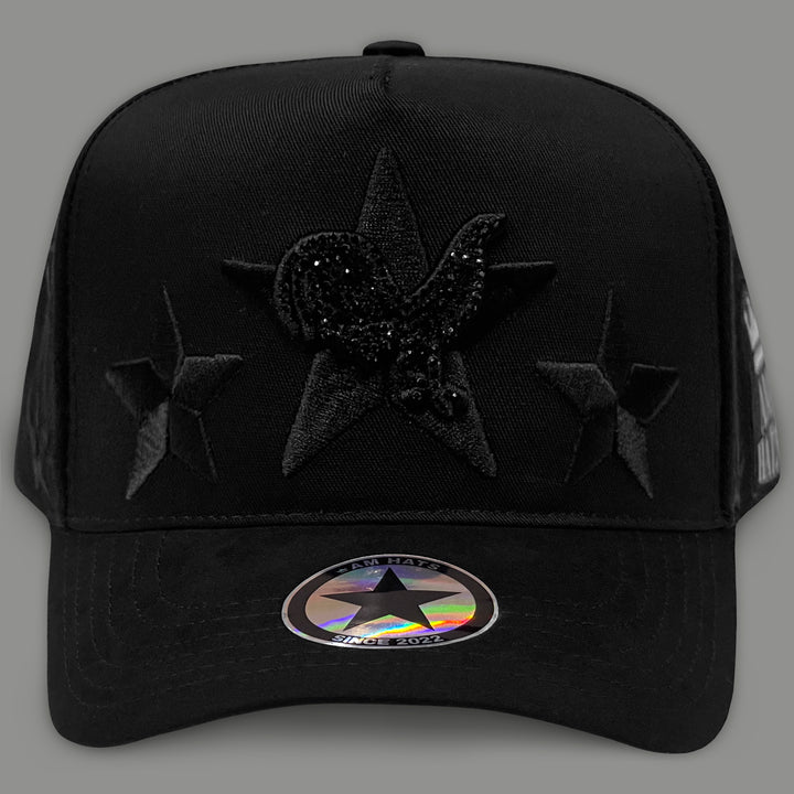 GORRA AM HATS GALLO BLACK CRYSTAL