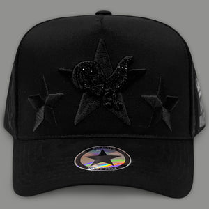 GORRA AM HATS GALLO BLACK CRYSTAL