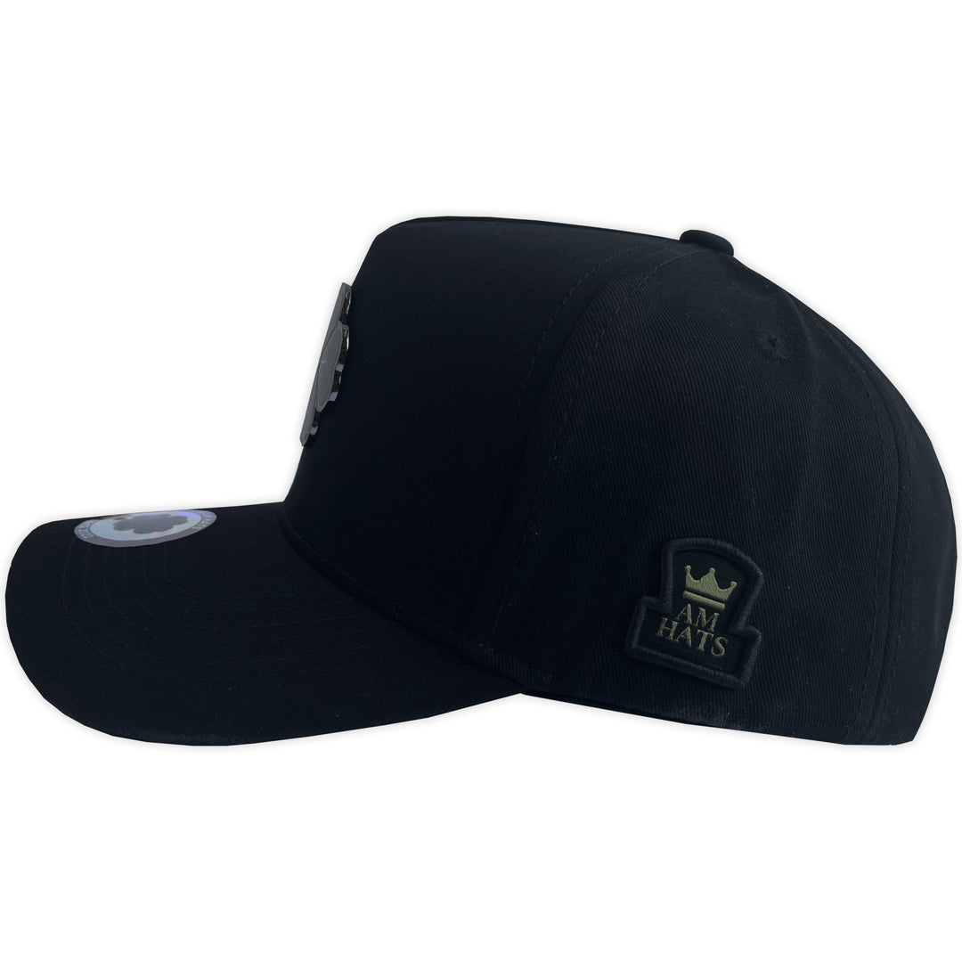 Gorra AM HATS TREBOL CURVA BLACK