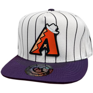 Gorra MVC AVENIDAS SUNS WHITE PURPLE VISERA PLANA