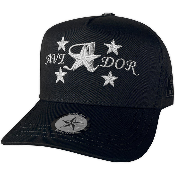 Gorra AM HATS AVIADOR 5 ESTRELLAS BLACK