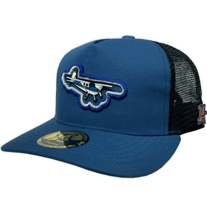 Gorra ja hats avioneta blue trucker