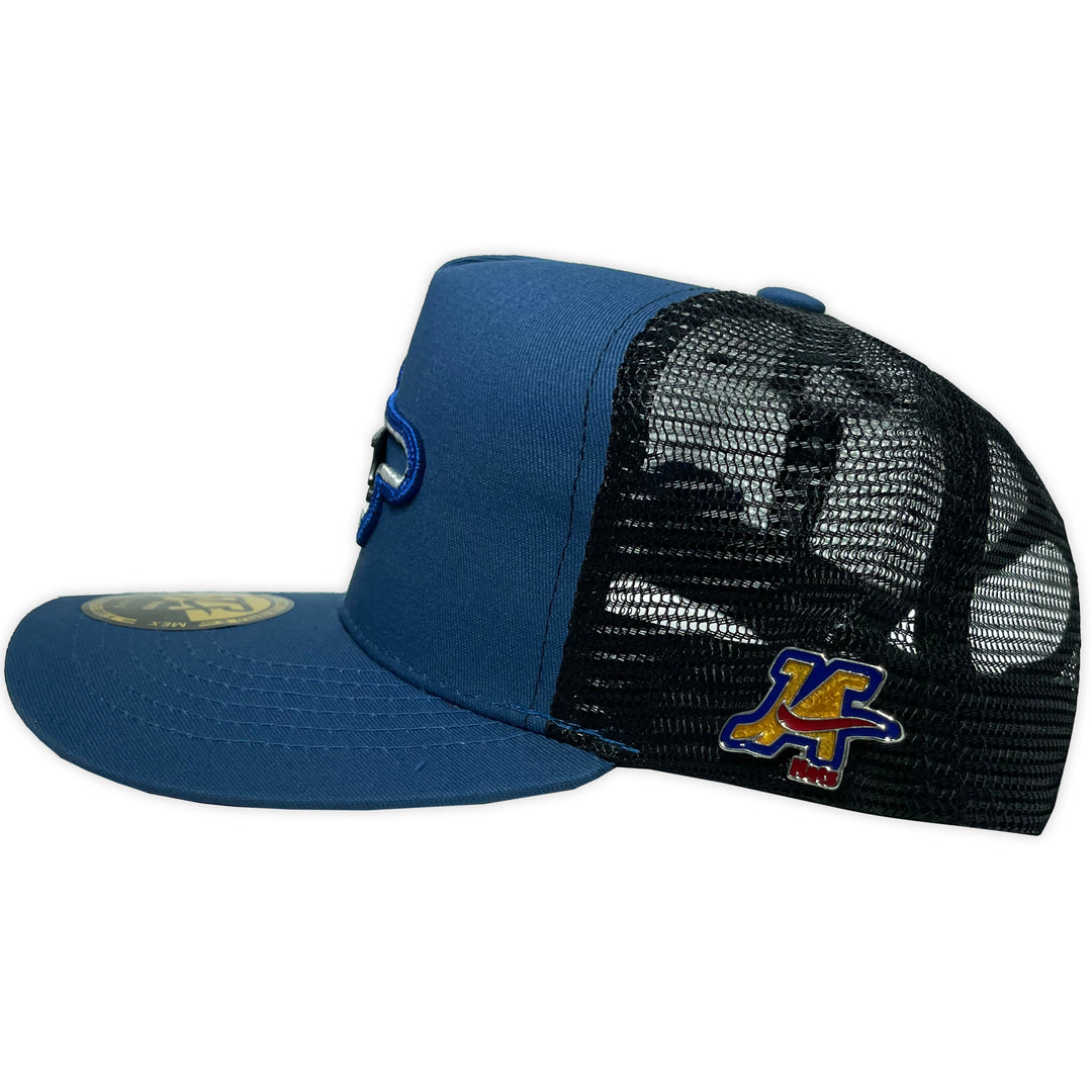 Gorra ja hats avioneta blue trucker