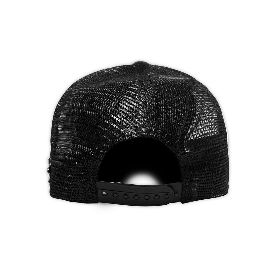 Gorra ja hats quimico goma negro trucker