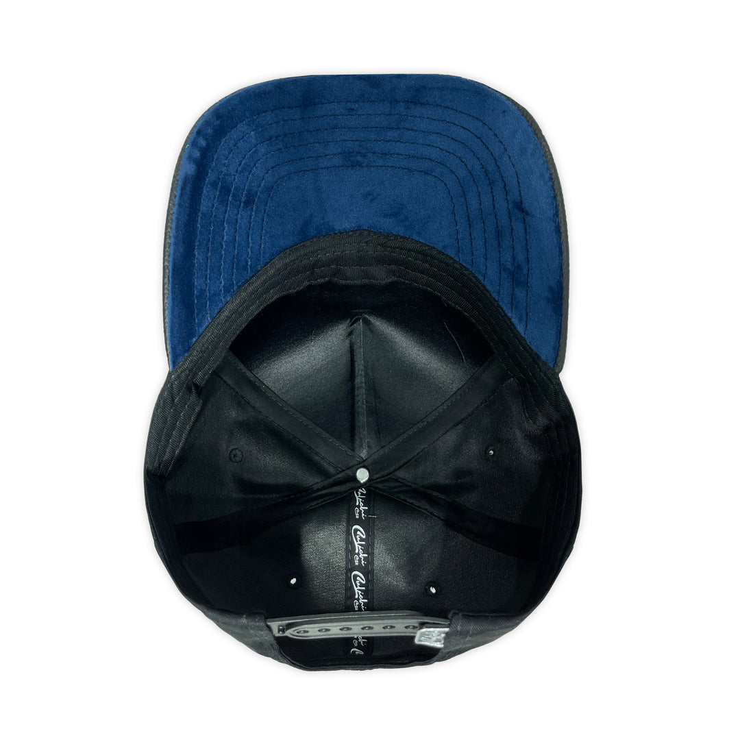 Gorra Culichi Caps kids Avioneta gamuza negra