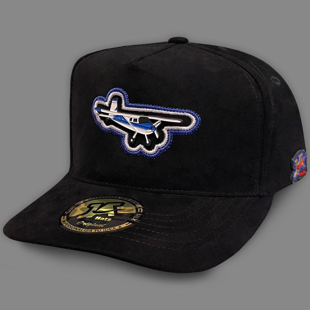 GORRA JA HATS AVIONETA GAMUZA NEGRA