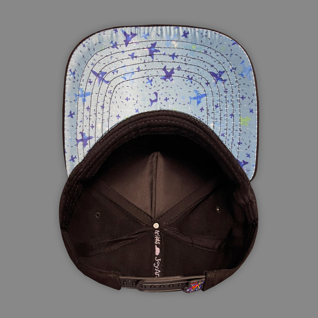 GORRA JA HATS AVIONETA GAMUZA NEGRA