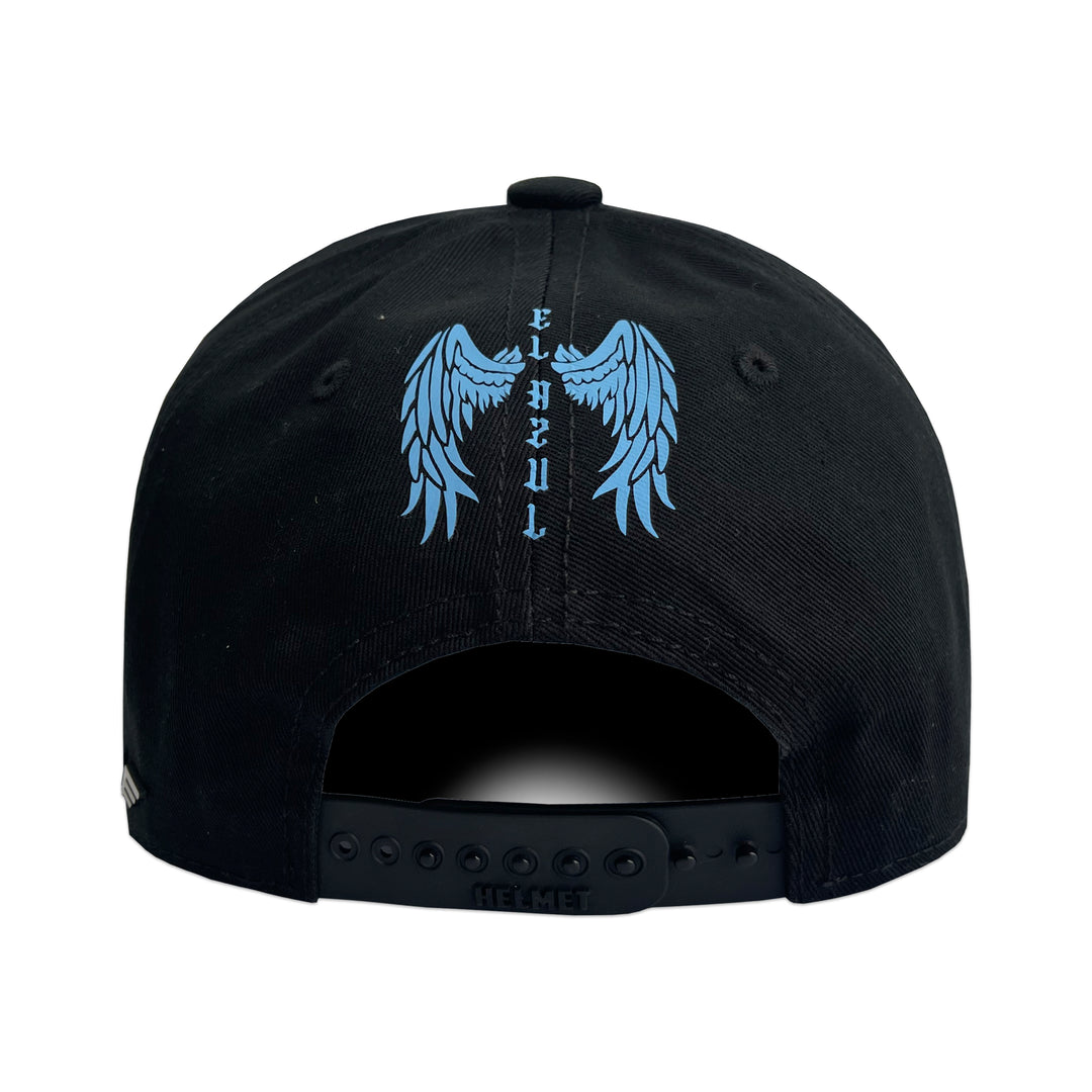 Gorra Vago Style Azul Negra Visera Azul Curva