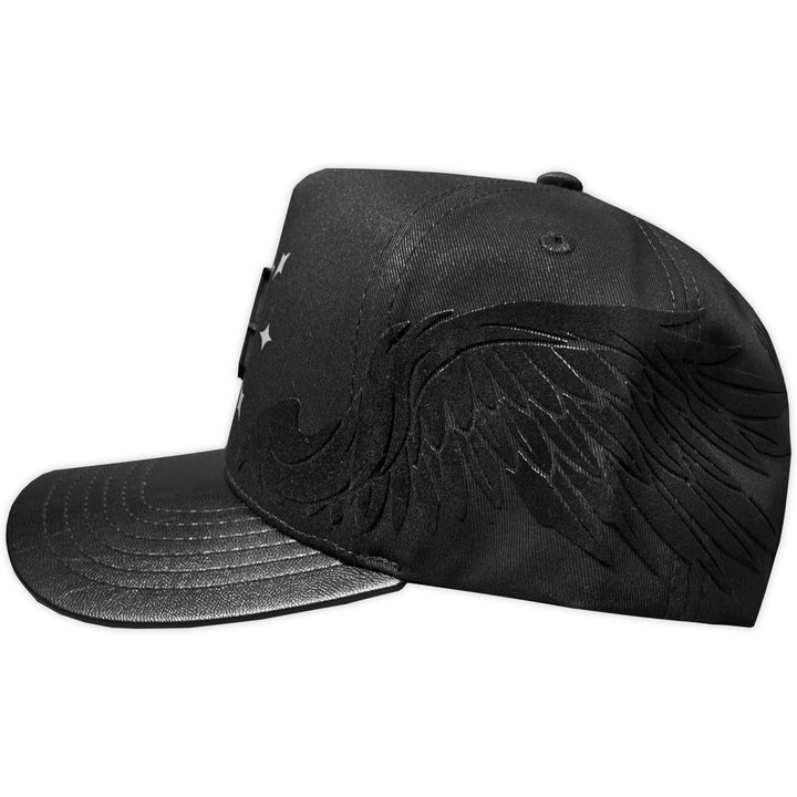 Gorra VAGO STYLE BLACK ANGELS VISERA VINIPIEL