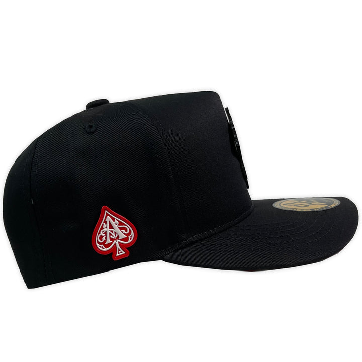 Gorra ja hats black jack negra gabardina