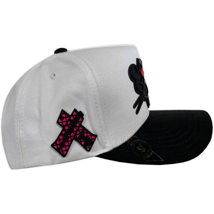 Gorra Vago Style Black Panther White/Black/Red Under Curva de Gamuza