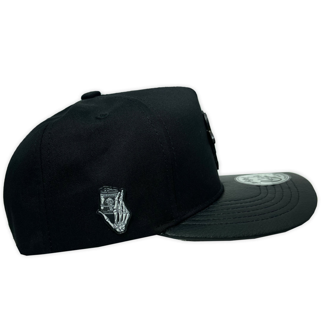 Gorra Culichi Caps Black Skull Black Solida