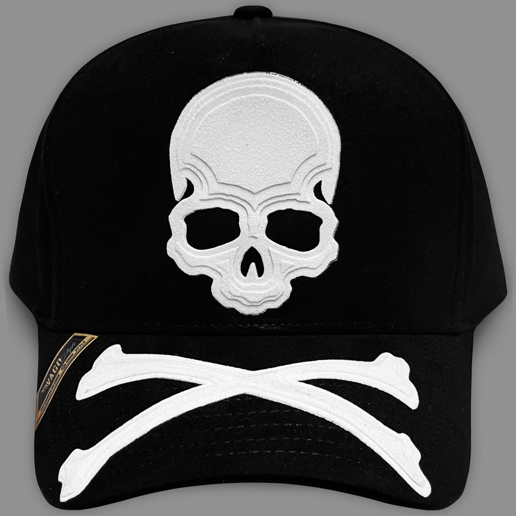 GORRA VAGO STYLE BONES FULL SUEDE CURVA TELA