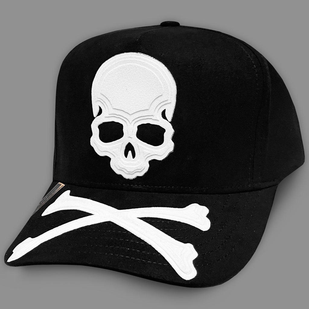 GORRA VAGO STYLE BONES FULL SUEDE CURVA TELA