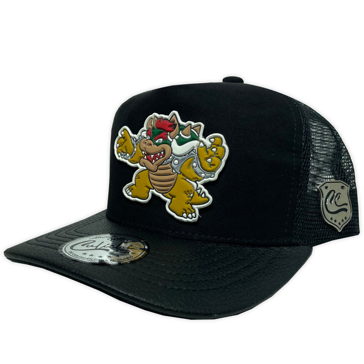 Gorra Culichi Caps Bowser Goma Trucker Negra&nbsp;