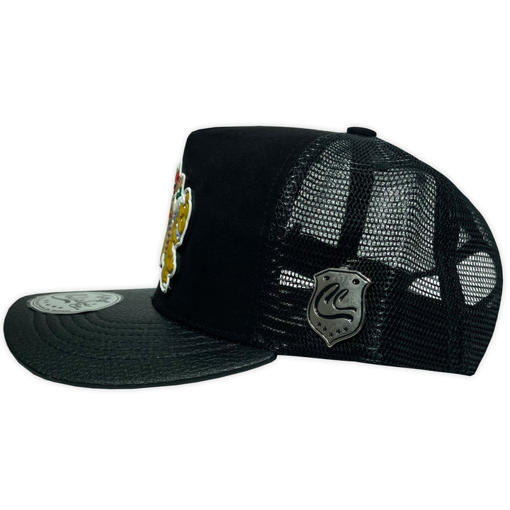 Gorra Culichi Caps Bowser Goma Trucker Negra&nbsp;