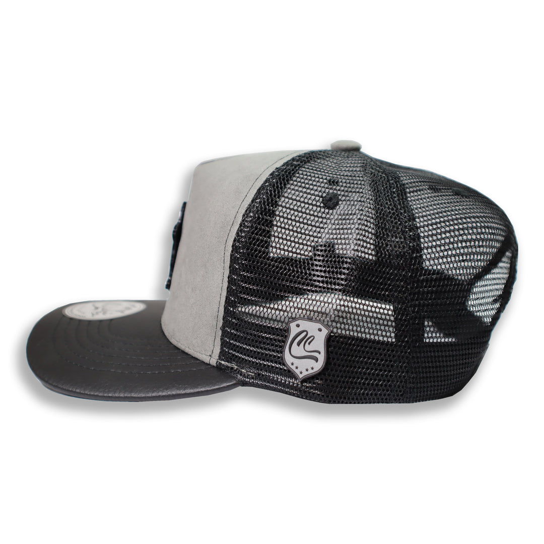 Gorra Culichi Caps Gray Skull Trucker