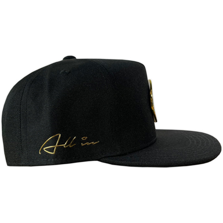 GORRA ALL IN BRAND GRAN CAMPEON BLACK PLANA