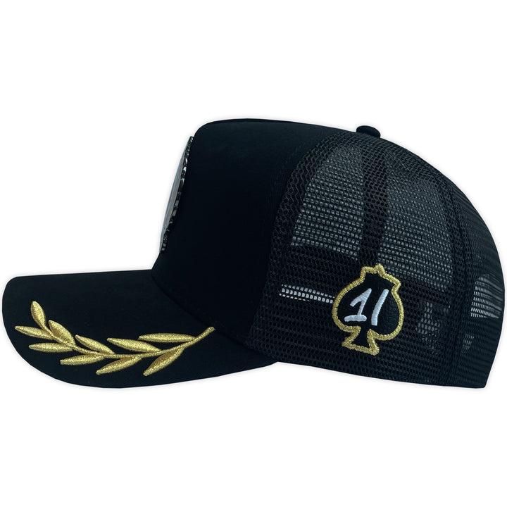 GORRA CAPITAN BLACK MALLA