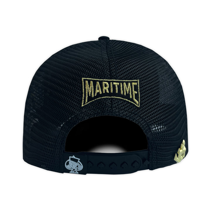 GORRA CAPITAN BLACK MALLA