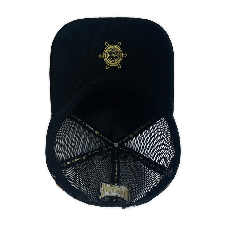 GORRA CAPITAN BLACK MALLA