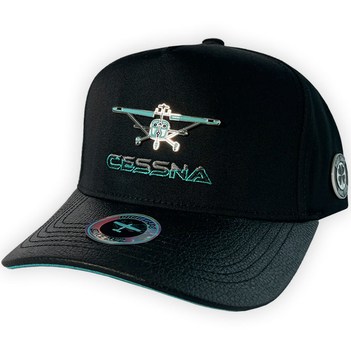 Gorra Pigui Cessna Black Semicurva