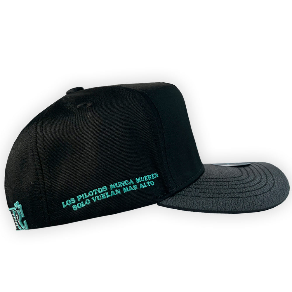 Gorra Pigui Cessna Black Semicurva