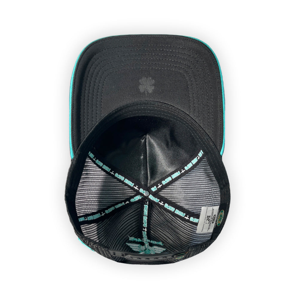 Gorra Pigui Cessna Black And Blue Curva Maya