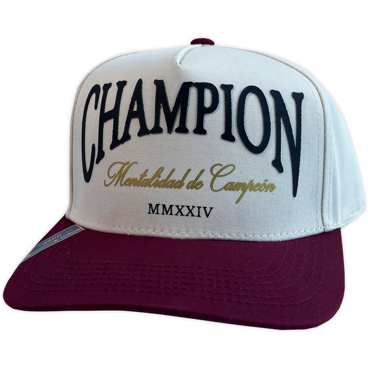 Gorra Vago Style CHAMPION CURVA BEIGE Y TINTA