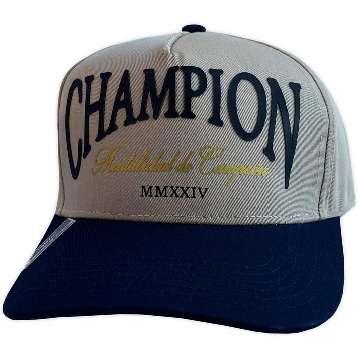 Gorra Vago Style CHAMPION CURVA KAKI Y AZUL