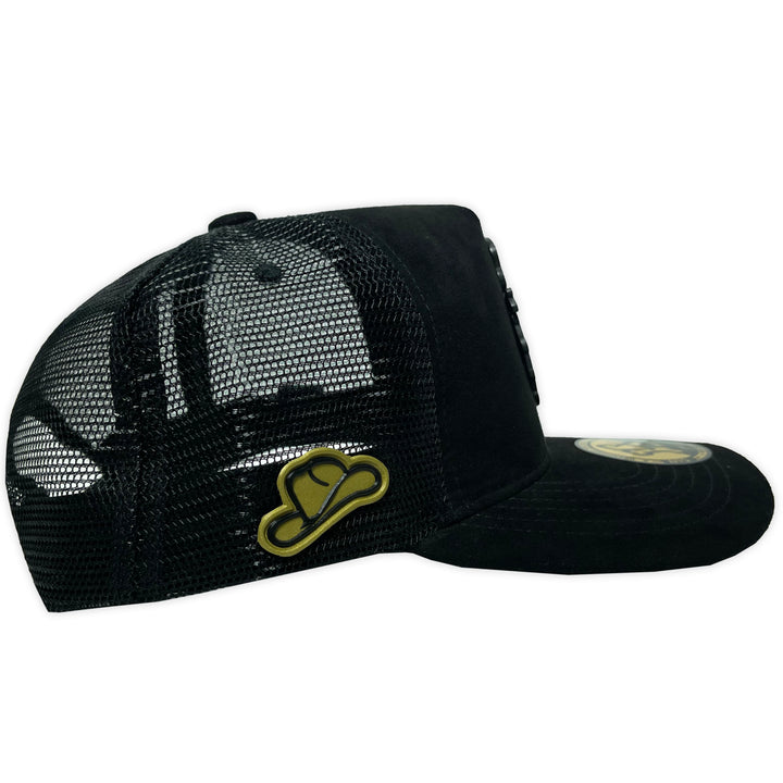 Gorra ja hats chavo placa negro trucker