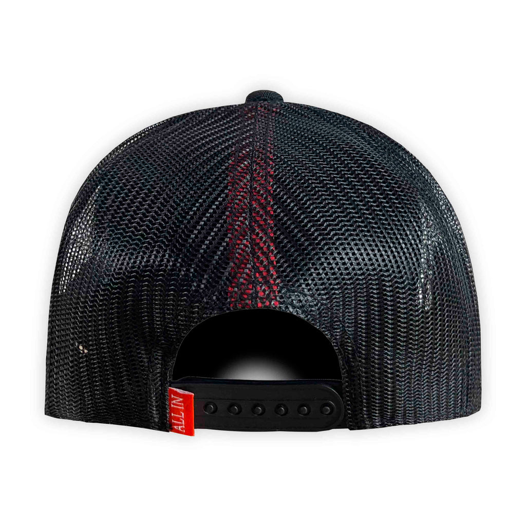 GORRA ALL IN BRAND CHROME COLOR BLACK