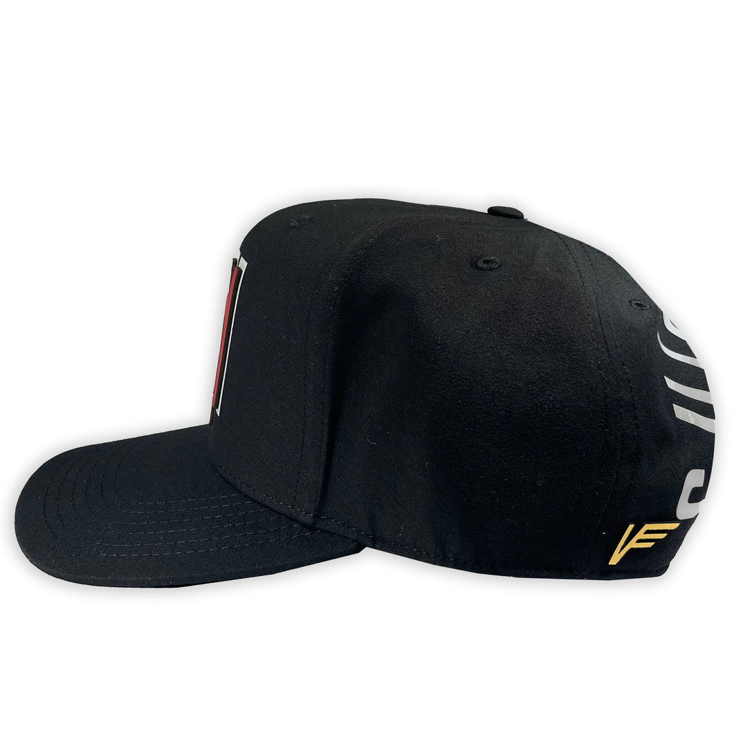 GORRA VAGO STYLE CULIACAN SERIES  PIEL DE DURAZNO NEGRA