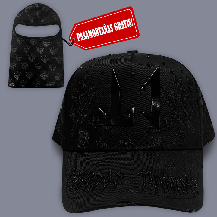 GORRA GC CT BLACK AND RED UNDER