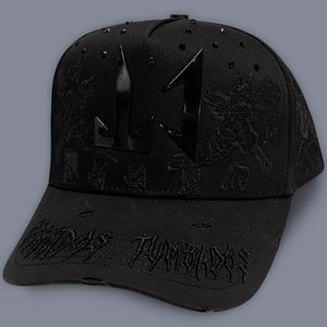 GORRA GC CT BLACK AND RED UNDER