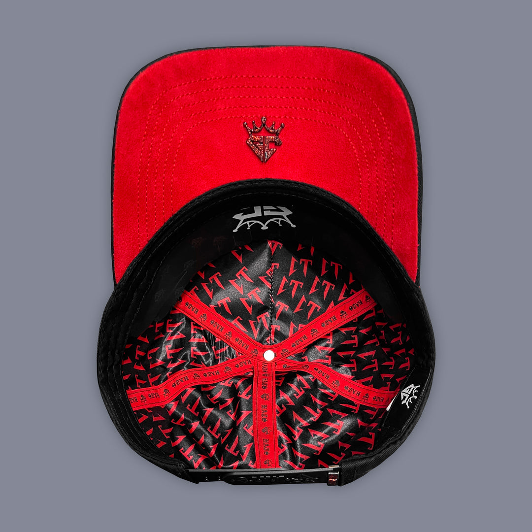 GORRA GC CT BLACK AND RED UNDER