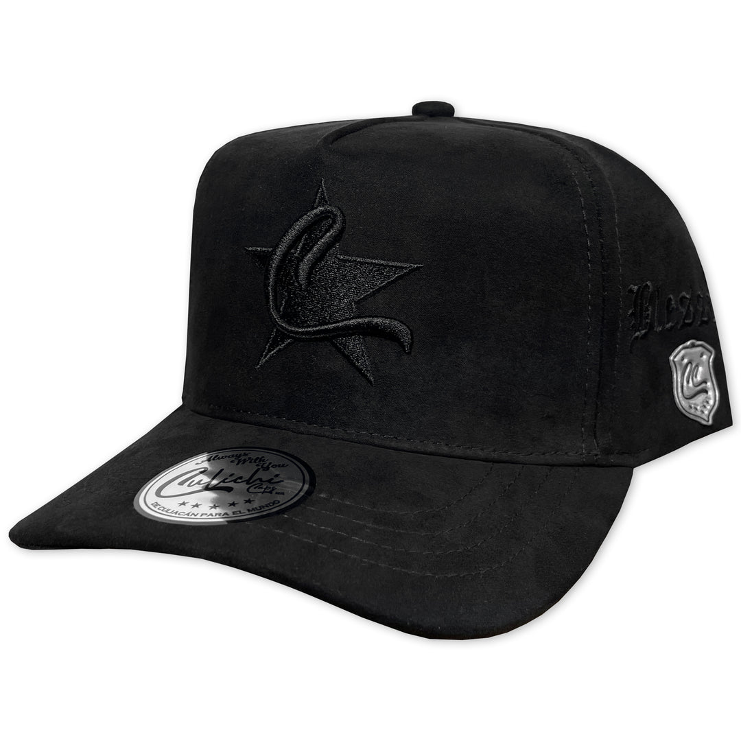 GORRA CULICHI CAPS FAITH LEGACY BLACK GAMUZA