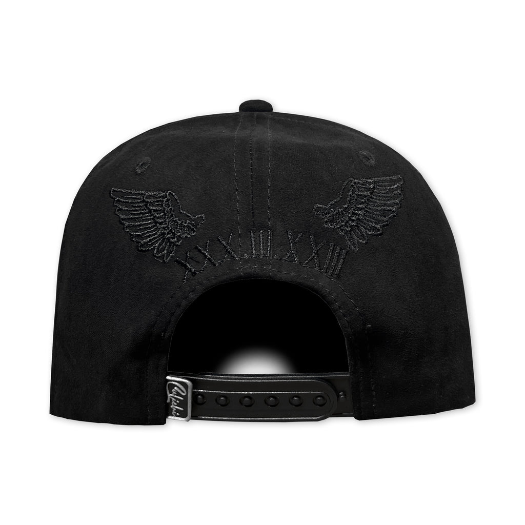 GORRA CULICHI CAPS FAITH LEGACY BLACK GAMUZA