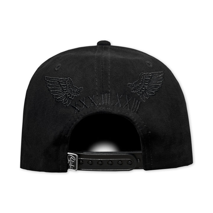 GORRA CULICHI CAPS FAITH LEGACY BLACK GAMUZA