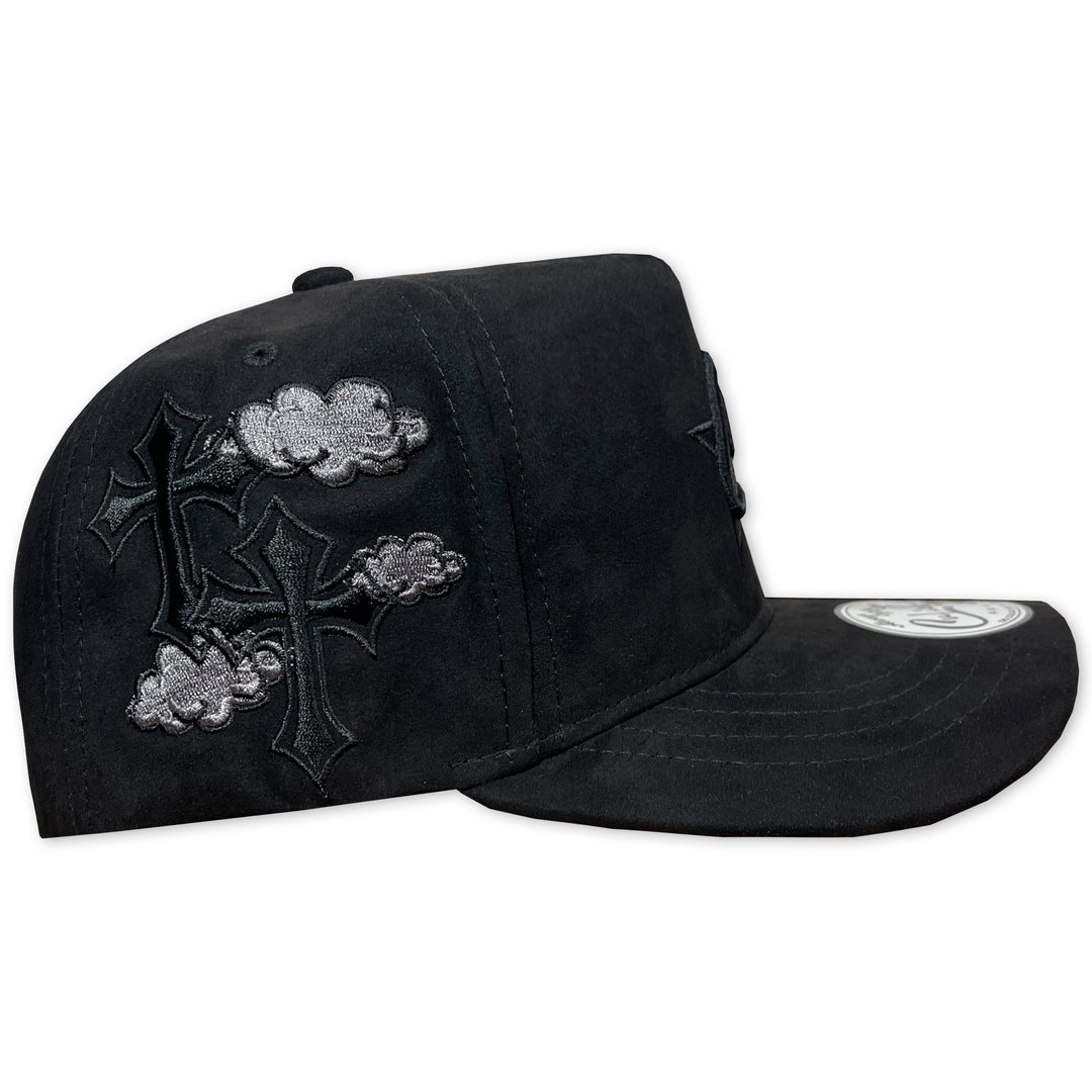 GORRA CULICHI CAPS FAITH LEGACY BLACK GAMUZA