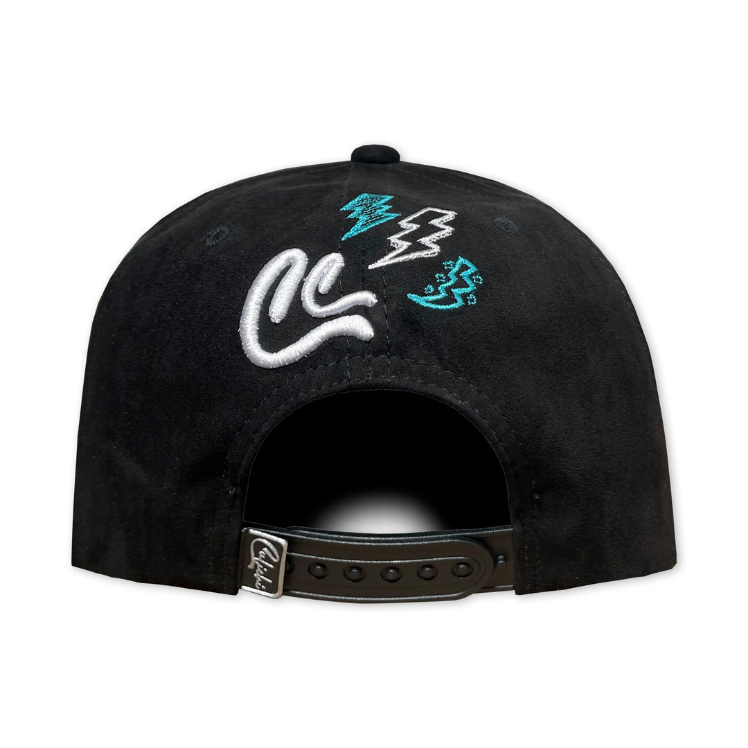 GORRA CULICHI CAPS RESPECT BLACK GAMUZA