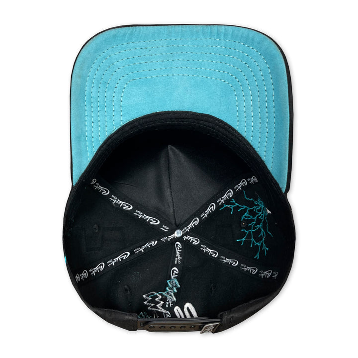 GORRA CULICHI CAPS RESPECT BLACK GAMUZA